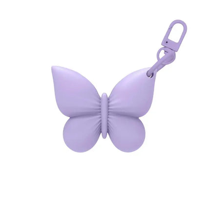 Silicone Lip Balm Holder with Clip-On Keyring and Sweet Bowknot for Outdoor Adventures