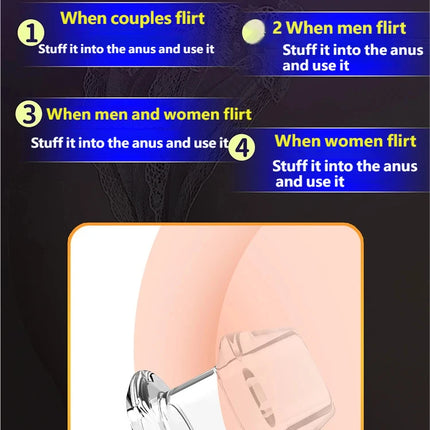 Hollow anal plug, posterior expansion, men and women use chrysanthemum to observe the vagina, enema, cleaning sex toys