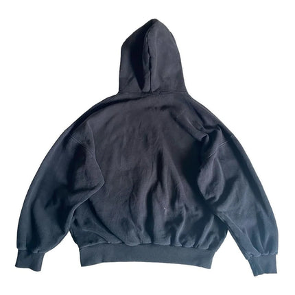 Y2K American collage devil pattern street trend personalized design loose fitting pullover unisex hooded sweatshirt