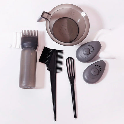 6pcs professional salon hair dye set -  hair salon tools, suitable for home hairdressing and salons,special for real hair wigs