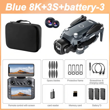 New For Genuine V988 Camera Drone 8K Professional Dron 8K With Screen Under 249g Remote Control  Brushless RC Quadcopter Toys