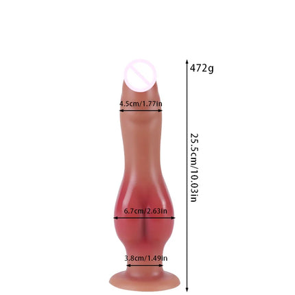 Anal plug dildo leather bag style dildo size can be selected vaginal anal universal masturbator prostate massager Sex toy 18+