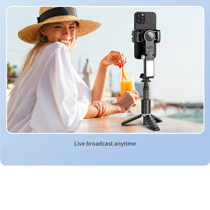 Handheld Gimbal Stabilizer Selfie Stick Tripod For iPhone Android Cell Phone Mobile Smartphone Camera Hand Portable Cellphone