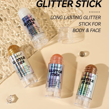 4 Colors Brighten Highlighter Bar Cosmetics Face Contour Bronzer Shimmer Highlighter Stick Body Highlighter Beauty Makeup