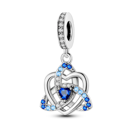 Charm Silver 925 Beads Blue Series Fit Bracelet Charms DIY Original Fashion  Pendants For Jewelry Maing