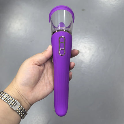 Tongue Licking with Sucking G Spot Vibrator 3 in 1 Sex Toys for Women Powerful Clitoral Nipple Oral Sucker Stimulation Massager