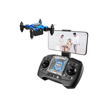 Mini Folding Mosquito Drone with Aerial Camera, Remote Control Helicopter Toy for Students Kids