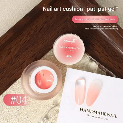 5ml Nail Art Cushion Gradient Painting Gel Black Ombre Patting Gel Polish UV/LED Blush Blooming Aura Manicure Nail Polish Tools