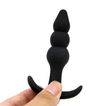 5PCS Silicone Anal Plug Set Butt Plug Prostate Massager for Men Women Gay Adult Sex Toy Kit Back Court Training Gear
