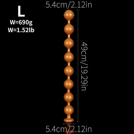 Long Huge Anal Butt Plug Dilator Silicone Huge Long Anal Beads Anal Balls Big Butt Anal Training Adult Sex Toy For Woman Man Gay