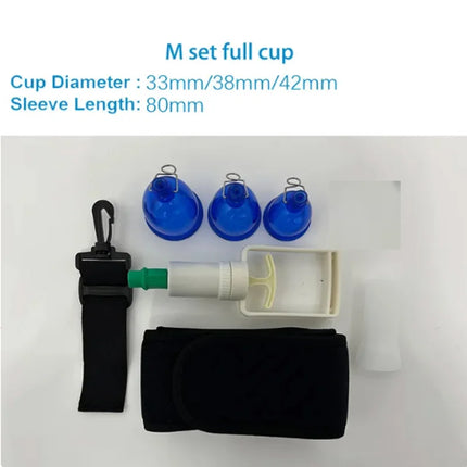 Male Penis Extender Vacuum Cup Set Glans Extension Penise Master Pump Sleeve Belt For Men Stretcher Enhancement Adult Product