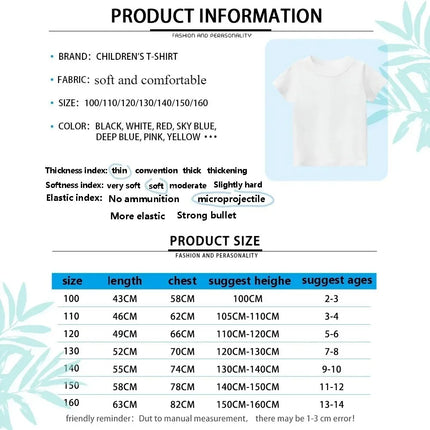 Low Price Doraemon Kids T-Shirts | Best Deal Hot Sale | Summer New Crew Neck Loose & Versatile Casual Tops for Boys Girls