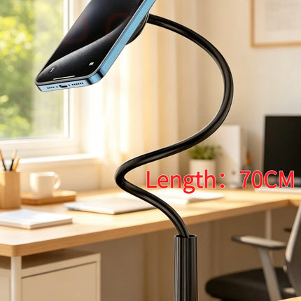Flexible magnetic phone stand, bendable gooseneck for ideal viewing angles. Durable design for daily home entertainment.