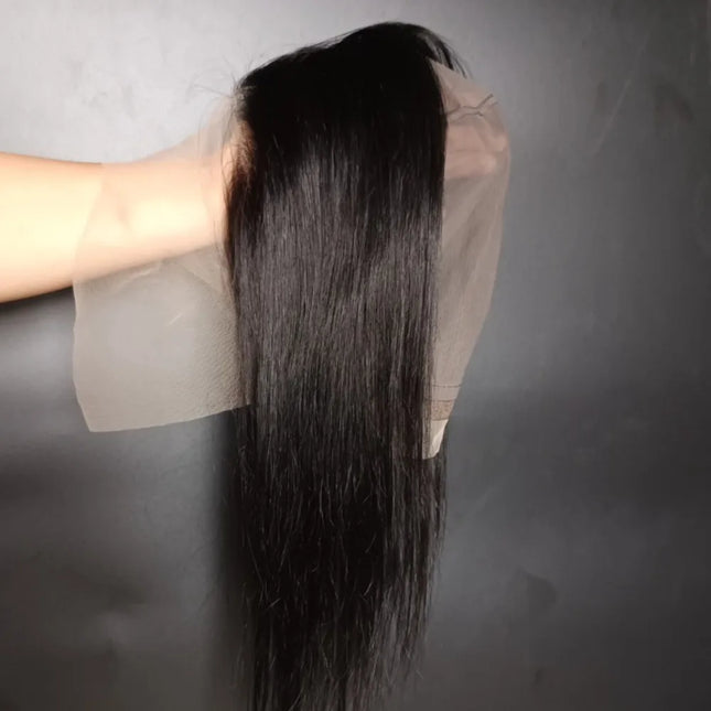 13x4 13x6 Human Hair Lace Frontal With Wig Cap Natural Color 150% Density Pre-Plucked Brazilian Virgin Hair 16-20 Inch