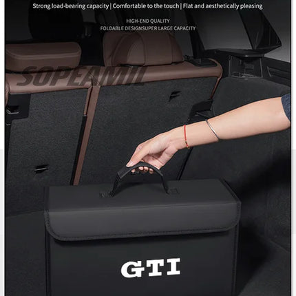 Volkswagen GTI Golf Arteon Tiguan Touareg Passat Polo Scirocco Jeeta CC Polo Car Trunk Storage Box Foldable Stowing Tidying Bag