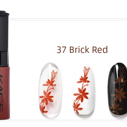 47/41/31/20/10pcs Nail Stamping Polish 7ml Black White Gold Colorful Nail Polish Varnish Art Printing Polish Kit for Template