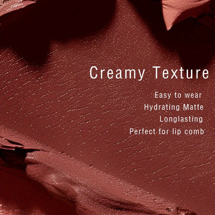 Coffee Velvet Lipstick - Luxurious Deep Nourishing Matte Finish Long-Lasting Waterproof Lip Color