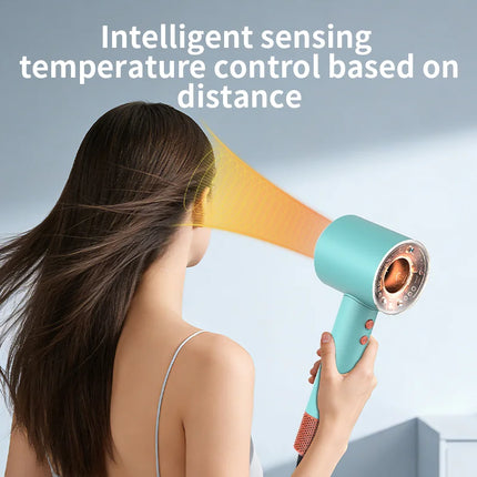 HD16 High Power Negative Ion Hair Dryer with High Speed and No Blades  Silent and Quick Drying Portable Suitable for Home