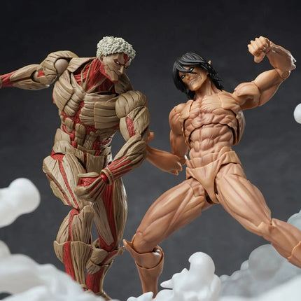 Hot In Stock Kaiyodo Eren Jaeger Action Figure Amazing Yamaguchi The Armored Titan Figure Attack On Titan Anime Model Toys
