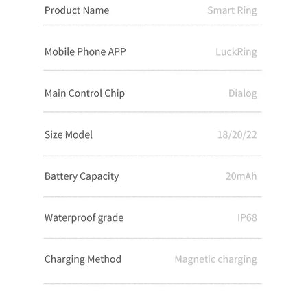 R12M Smart Ring Men's Women's Health Monitoring Sports Mode IP68 & 5ATM Waterproof Sports Smart Ring New Health Smart Ring
