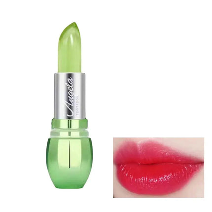 Aloe Vera Color-Changing Jelly Lipstick Long-lasting Non-transferable Moisturizing Lip Care Balm Lipstick Cosmetic Lip Gloss