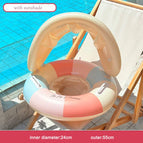 pink sunshade