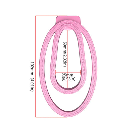 Sissy Hollow Fufu Clip Penis Hide Lock Chastity Lock Male Urethral Chastity Device Pussy Training Clip Cock Cage Sex Toy for Men