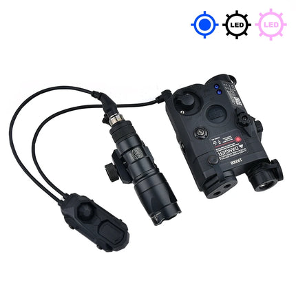 PEQ15 PEQ UHP Surefire M300 M600 Red Green Blue Nylon Flashlight LED Strobe laser AXON Dual Pressure Switch Accessories