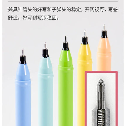 KACO x PANTONE Gel Pens,28 Full Colors Annual Representative Color 0.5 Black Durable Writing High Capacity Signature Pens Kawaii