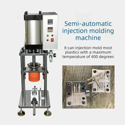 100g Pneumatic Vertical Injection Molding Machine Semi-automatic Molding Processing Tool For USB Data Charge Cable Toy ABS PC AS