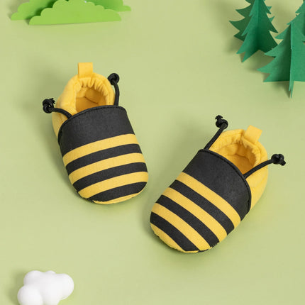 Meckior Newborn Cute Animal Pattern Baby Shoes Bee Baby Boys Girls Soft Shoes Anti-slip No Baby Shoe Loss Casual Moccasin