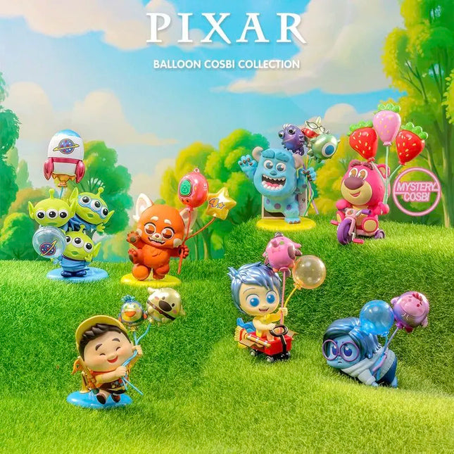 Genuine Pixar Cosbi Balloon Collection Mystery Blind Box Mini Action Figure Desktop Decor Collectible Toy Gift For Anime Fans
