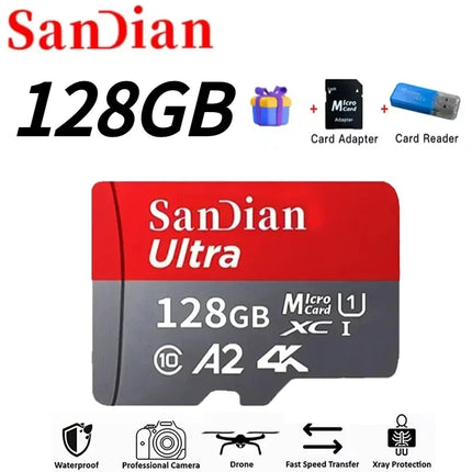 SD Card Portable Memory Card Expansion for Mobile Devices and Cameras