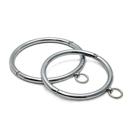 Stainless Steel Collar Neck Ring Slave BDSM Metal Collar Slave Bondage Positioning Bandage Fetish Adult Games Sex Toys For Woman