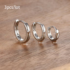 Silver-3pcs 1