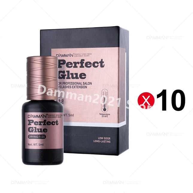 Damman Eyelash Adhesive Professional Lash Glue for Eyelash Extension Fast Drying Lashes Extension Glue False Eyelash Supplies