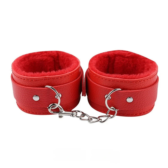 11Pcs SM Bondage Set Adult Intimate Toys Handcuffs Restraint Straps Bondage for Flirting Soft Comfortable Restraint for Couple