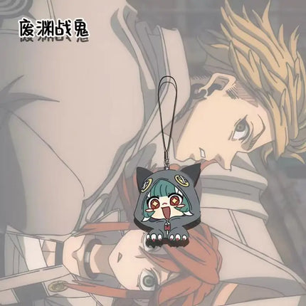 Anime GACHIAKUTA Mobile Phone Lanyard Rudo Enjin Zanka Riyo Jabber Acrylic Keychain Pendant Chains for Accessories Bag Fans Gift