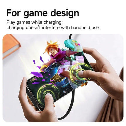 240W PD Type C Fast Charging Cable Foldable Bracket 2-in-1 Data Cable Phone Stand Charge Wire For iPhone Macbook Xiaomi Samsung