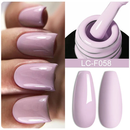 LILYCUTE 7ML Glitter Gel Nail Polish Sparkling Semi Permanent UV Gel Colorful Shinning Gel Varnish Nail Art Soak Off UV LED Gel