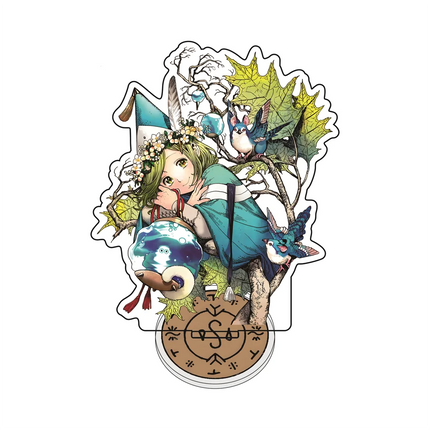 Anime Atelier of Witch Hat 10-13cm Acrylic Stand Double-sided Interlayer Clear HD Printed Tabletop Decoration Exquisite Keychain