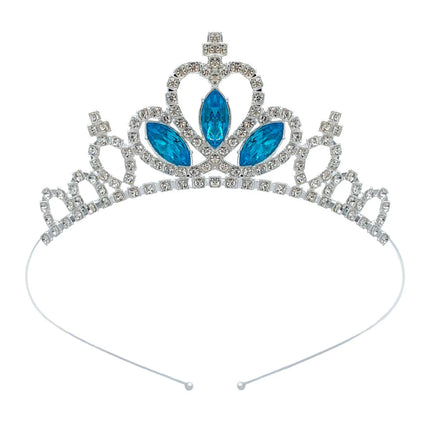 Kids Rhinestone Tiara Princess Headband for Girls Birthday Accessories Bridal Crystal Crown Tiara Wedding Hair Jewelry