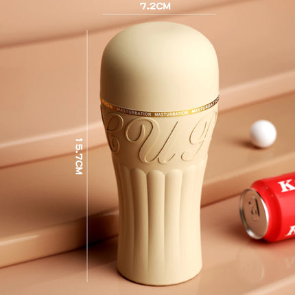 Realistic Vagina Male Masturbator Soft Fleshy Thick Handheld Pocket Pussy Lifelike Feel Easy to Clean Stroker for Men Discreet