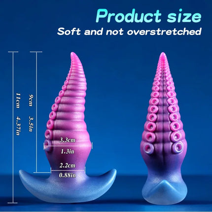 Wearable Anal Plug Octopus Dildo G-Spot Stimulation Wear Butt Plug Fake Dildo Mini Buttplug Analplug For Women Men