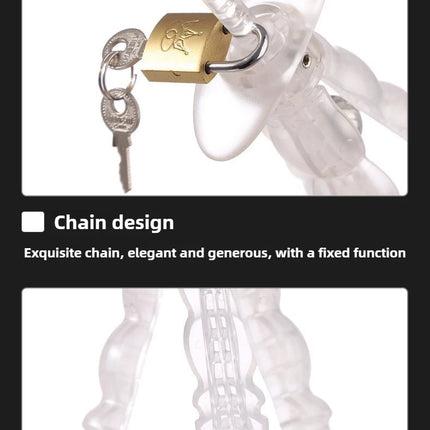 Anal Training System - Resin Adjustable Dilator Expander for Adult Men and Women Butt Stretching, BDSM Play & Fisting Practice