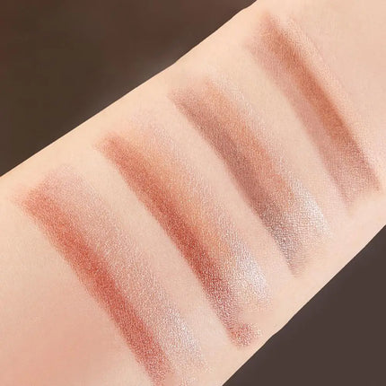 Glitter Eyeshadow Stick Three-Color Contouring Eyeshadow Makeup Eyeshadow Crayon Eyeshadow Pencil Eye Shimmer Stick For Women