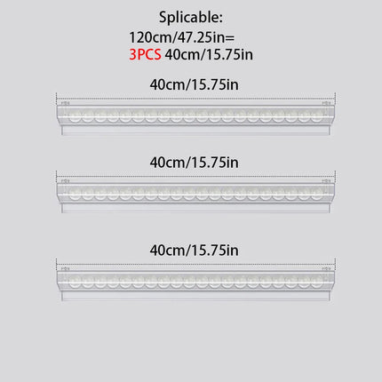 30cm-150cm Kitchen Takeaway Order Organizer Ticket Holder PVC Takeout Orders & Restaurant Tickets Rack for Office Cafes Pubs