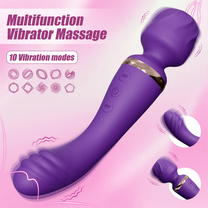 Vibrating AV Wand for Women G-Spot Clit Vagina Stimulator Nipples Breast Massager Female Vibrator Masturbator Sex Toy for Women