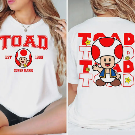 Super Mario Yoshi T-shirt Men and Women Summer Cotton Clothing Cartoon High Quality Round Neck Short Sleeved Tee Streetwear