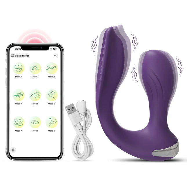 APP Control Panties Vibrator for Women Clit Stimulator Dual Ended Vagina Anal Vibrator Female Masturbator Sex Toy for Couples